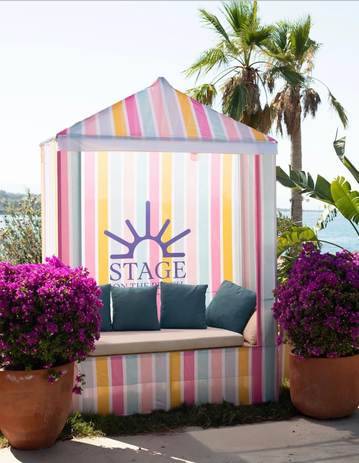 STAGE ON THE BEACH